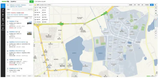 Fig. 2. Naver map service.