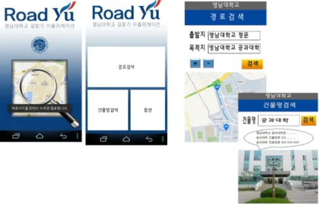 Fig. 7. Android based application for performance testing.