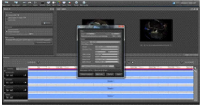 Fig.  4.  Exposure  correction  to  process  VR  contents. Fig.  5.  Mastering  for  creating  VR  contents.