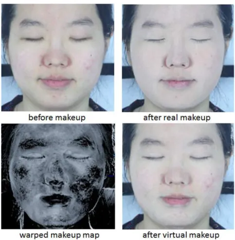 Fig. 8. Resulting makeup simulation.