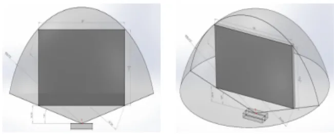 Fig. 4과 같이 Leap Motion 장치 가운데를 기준으 로  X, Y, Z축에 대한 위치 정보를 받아들이면 오른손  왼손인지와 각각의 손가락에 대한 구분 없이 위치 