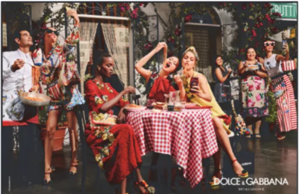 Fig.  7.  2017  D&amp;G’s  race  discrimination  advertisement  (Gillian  2017).