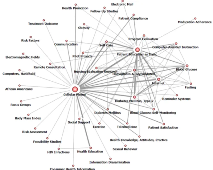 Fig. 11. Keyword network of 2006–2008 (pruning=5, n=32).