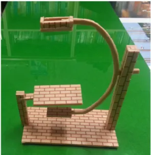 Fig.  3.  Making  of  styrofoam  replica  model. 
