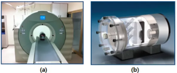 Fig.  1.  Used  CT  equipment  in  this  experiment(a)  and  AAPM  CT  performance  phantom