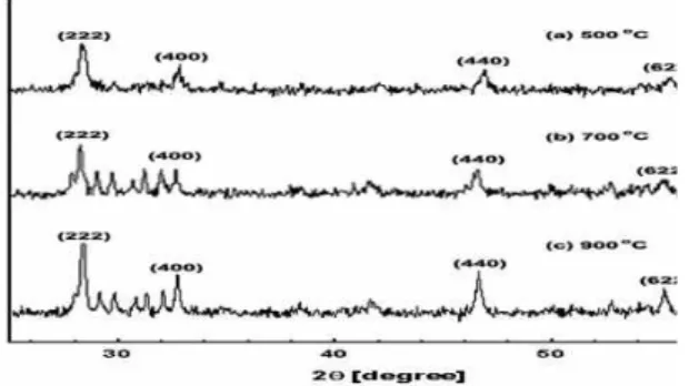 fig 3. 합성된 Gd2O3:Eu 미세형광체의 FE-SEM 영상