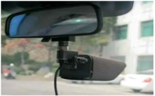 Fig. 7. Installed camera in the car.