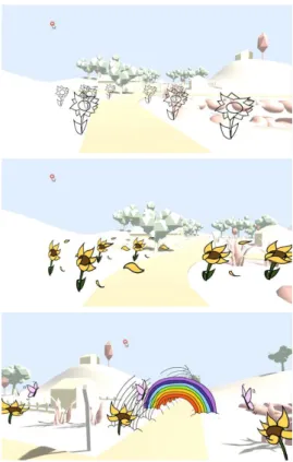 Fig.  3.  VR  Content  using  Cartoon  Drawing