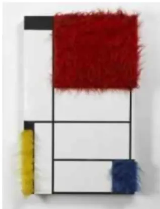 Fig. 4. Sylvie Fleury, Tableau No. 1, 1992.