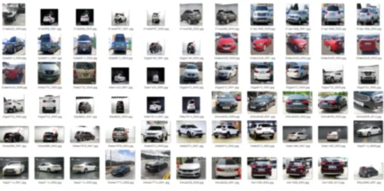 Fig.  6.  Learning  data  of  car  license  plate  detection