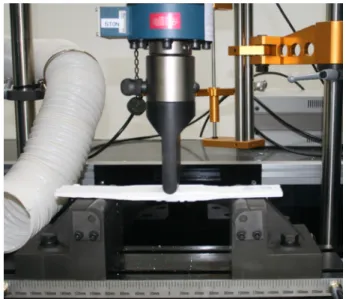 Fig. 7. Tensile test failure result. 시간 침지 시킨 후 인장 시험 값이 27%  이상 감소 한  결과 16) 와 수분 존재 하에서는 유리섬유 적층판인 경우 가 탄소섬유 적층 판보다 수분의 영향을 더욱 크게 받 는 특성 17) 을 종합적으로 고려하여 4개월간 해수에 침지 시킨 시험편의 대부분이 10%  내 또는 해수 침지를 하 지 않은 시험편과 비슷한 강도를 보여 강도 저하를 야 기하는 흡수율까지의 진행이 되었다고 보기에는 어