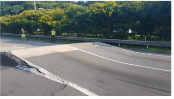 Fig. 1. Expansion Joint Damage 1) .