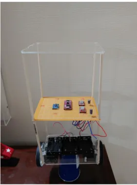 Fig.  2.  Two  wheeled  self-balancing  robot  using  arduino