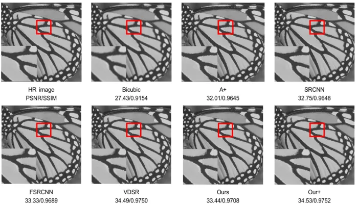 Fig.  5.  The  result  image  of  “butterfly”  from  Set5  with  an  upscaling  factor=2