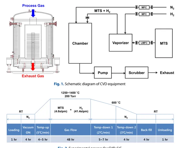 Fig. 1. Schematic diagram of CVD equipment