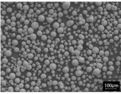 Fig. 1. SEM micrograph of Mullite + 12  wt%Yb 2 SiO 5  powder for EBC