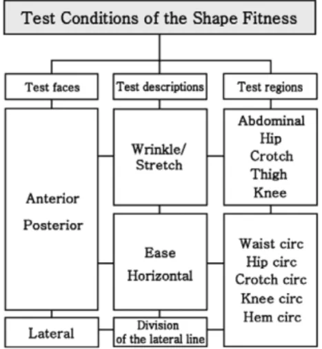 Fig. 2. Text conditions of the shape fitness. 