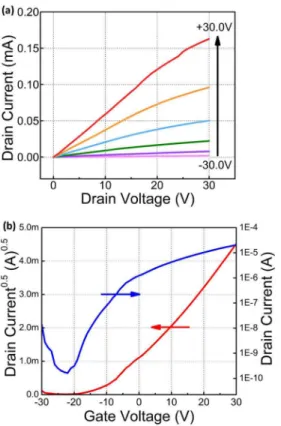 Fig. 4. Transient photocurrent characteristics of Sol-gel processed SnO 2  thin film transistors.