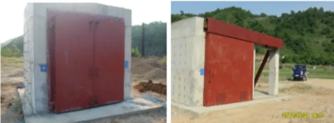Fig. 1. Blast door experiment procedure. 