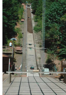Fig. 1. Debrisflow experiment in USGS