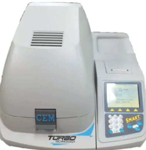 Fig. 2. The appearance of microwave moisture analyzer used  in this study.