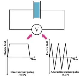Fig. 1. Comparison of Direct current poling (DCP) and Alternating current poling(ACP)