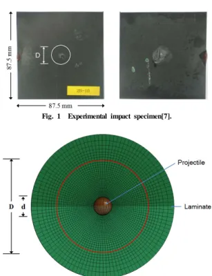 Fig. 1  Experimental impact specimen[7].