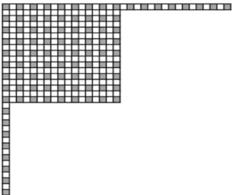 Fig. 3. Selected reference pixels and original pixels in Down-sampling  scheme
