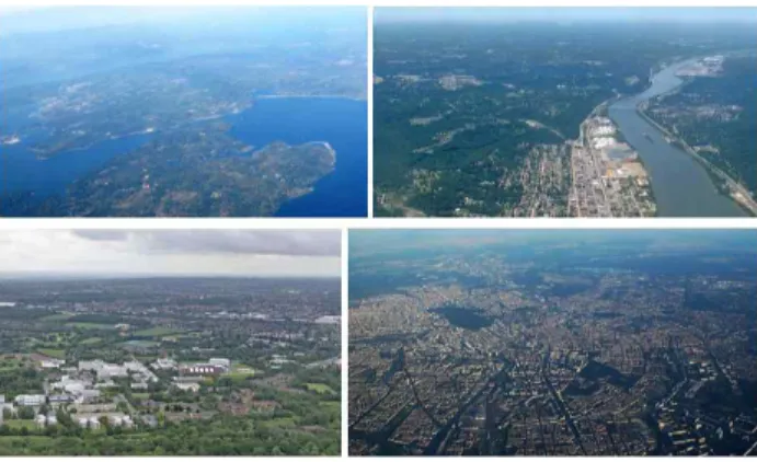 Fig.  2.    Several  aerial  images  for  experiments