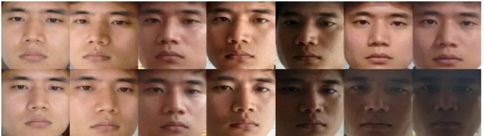 Table  2.  Experimental  results  of  real  image  database 그림 8.  실영상 데이터베이스의 예 Fig.  8