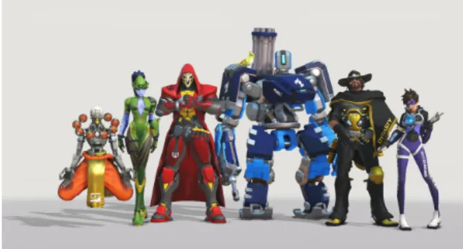 Fig.  2.  The  characters  in  Overwatch