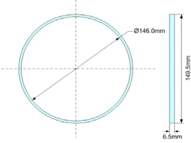 Fig. 1  Configuration of ring specimen.