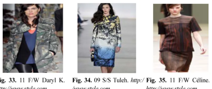 Table 1. Visual characteristics of camouflage pattern in fashion design Expressive characteristics of 