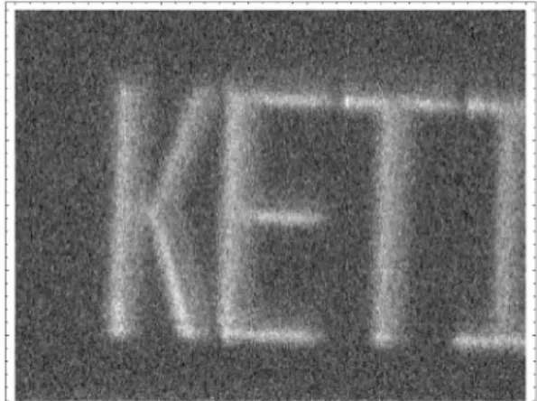 Fig. 11. Terahertz transmission image(530*450 pixels)