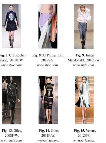 Fig. 22. Todd Lynn, 2011F/W.  www.style.com.  Fig. 23. Bouchra Jarrar, 2010F/W. www.style.com