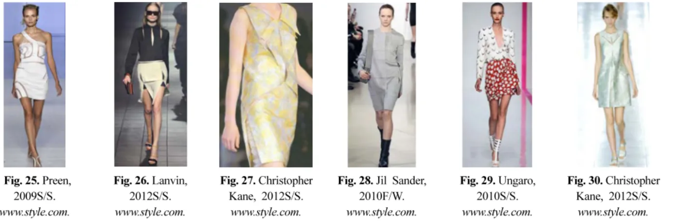 Fig. 28. Jil Sander, 2010F/W.  www.style.com. Fig. 29. Ungaro,2010S/S. www.style.com. Fig