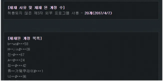 Fig.  4.  Game  Webzine  <Inven>  reported  that  programmer  used  game  hack