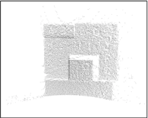 그림 3.  정면 시점의 포인트클라우드 Fig.  3.  Scene  of  Pointcloud