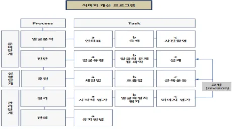 Table 11. 얼굴 이미지 개선 프로그램 1.  준비 단계(Preparatory Course)