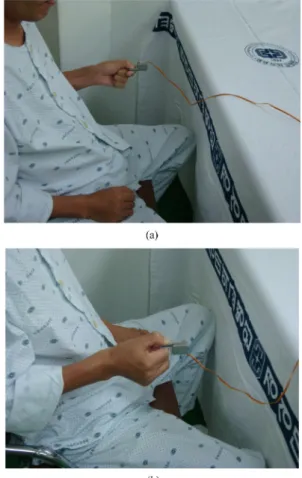 Fig. 3 shows the experimental setup for measuring the finger pressing force; it is composed of the system and a computer.