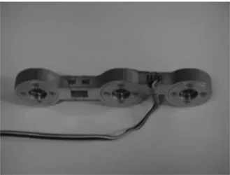 Fig. 3. Meshed shape for FEM analysis and deformed shape under rated force.  