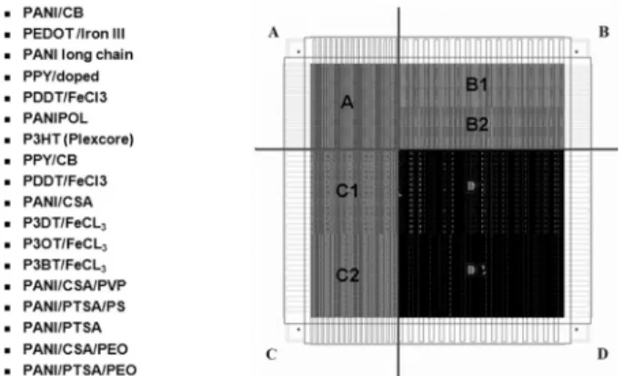 Fig. 2. Design of the whole sensor die.
