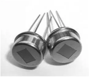 Fig. 1. Fabricated pyroelectric PIR infrared sensor.