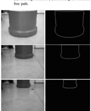 Fig. 11. Obstacle avoidance with infrared range sensors: