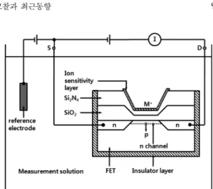 Fig. 12. MISFET type hydrogen sensor.