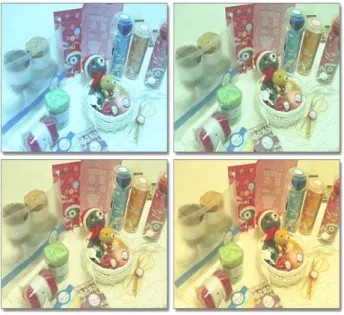 Table 1. Color and color temperature