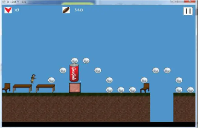 그림  3.  Cafe  runner  게임  Fig.  3.  Cafe  runner  Game 