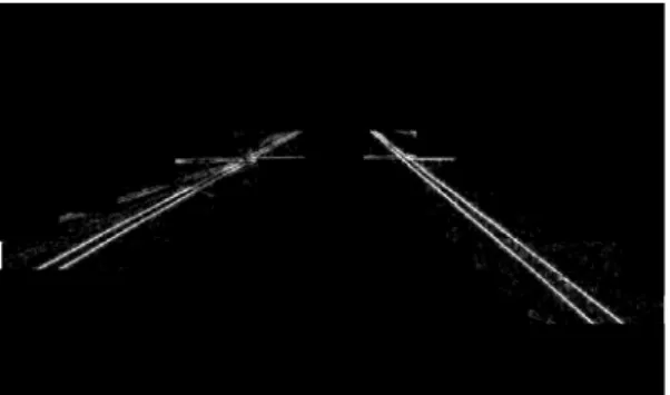Fig. 6. Edge detection result within region of ROI-LB