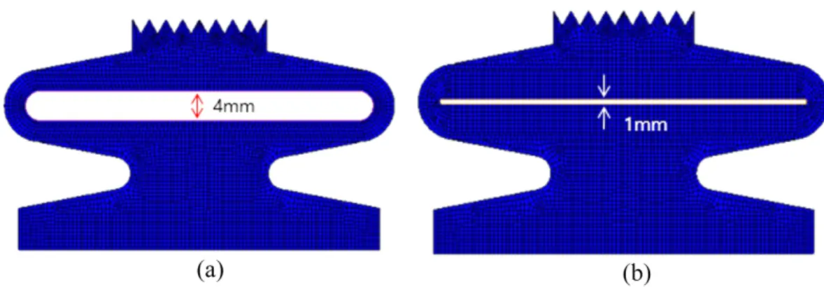 Figure  7.  Diaphragm  seal  for  nozzle  dam:  (a)  30  “  diaphragm  seal  (b)  42  “  diaphragm  seal.