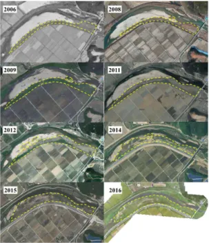 Table 1. Discharge by flood frequency from 2006 to 2016  in the Cheongmi-cheon Stream.